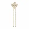 Accesorios para Joyería DIY, Pasadores de Novia Estilo Antiguo, Adornos para el Cabello, Accesorios de Abanico, Pasadores en Forma de U de Flor Pequeña de Aleación, Estilo Chino