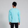 Camisa de Treino Fitness ao Ar Livre de Gola Redonda e Manga Longa de Secagem Rápida para Homens, Camiseta de Corrida de Maratona de Secagem Rápida para Homens, Oriente Médio
