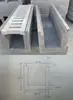 Canaleta de Hormigón en Forma de U Rectangular de Cemento Fondo Plano Canaleta de Drenaje Prefabricada Terminada Canalón de Drenaje Canaleta para Cables Canaleta de Drenaje