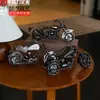 Molde de Metal Modelo de Arte de Hierro para Motocicleta Adornos Decoraciones para el Hogar Personalizados Dormitorio Oficina Escritorio Regalos Hecho de Hierro