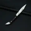 Cuchillo Jat pequeño forjado a mano con mango de madera de color, para exteriores, plegable, portátil, llavero, cuchillo pequeño, Pingnan Light Sub Knife