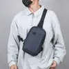 Bolso de Pecho Nuevo para Hombre Transfronterizo Gran Capacidad para Deportes al Aire Libre Bolso Cruzado Multifuncional con USB para Viajes de Negocios Bolso de Hombro