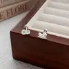 Brincos de Parafuso de Moeda de Cobre Cavalo de Troia de Prata Pura S999 Novo Estilo Chinês Design Nacional Nicho Brincos de Luxo Leve Brincos para Piercing