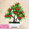 Adornos de Flores en Maceta al por Mayor, Flores de Plástico, Flores Falsas, Plantas en Maceta de Fruta Pequeña, Flores Decorativas, Juegos de Fruta Falsa, Plantas en Maceta Árbol del Dinero