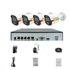 Set de Cámaras de Vigilancia PoE de 4 Canales HD 8MP Visión Nocturna de Doble Luz Exterior Impermeable Seguridad para Campus Venta al por Mayor
