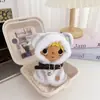 Pingente Pelúcia Little Jade Yuy Roupas Personagem Desenho Animado Fofo Conjunto Boneca 10cm Avental Macacão Chapéu