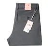 Pantalones Casuales de Algodón Modal Texturizado para Hombre, Nuevos de Primavera y Verano Europeos, Delgados, Transpirables, de Corte Recto Holgado, Combinan con Todo