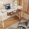 Placa de extensão dobrável para mesa, sem furadeira, bandeja para teclado, mesa de computador para escritório, estrutura de suporte estendida e alargada