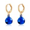 Aretes colgantes de campana de Navidad de viento ins de joyería transfronteriza de Europa y Estados Unidos, aretes de campana coloridos para mujer, regalo de Año Nuevo