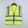Chaleco de Seguridad Reflectante de Alta Visibilidad Xinma para Tráfico, Construcción y Saneamiento, Fluorescente Multibolsillo al por Mayor