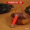 Ramas de Melocotonero de Cuerda Multicolor del Sudeste de China, Ramas de Melocotonero de Bendición, Colgantes de Madera de Melocotón de 7 cm, Adornos de Rama de Melocotón