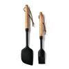 Cocina Hogar Mango de Madera Silicona Espátula Brocha para Aceite Juego de Herramientas para Hornear Resistente a Altas Temperaturas Brocha para Aceite para Barbacoa Espátula para Crema
