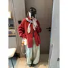 Además, el nuevo modelo de otoño cuenta con una capucha tipo chal desmontable, ofreciendo una chaqueta tipo camisa casual de corte holgado, elegante y de alta gama MQ1726