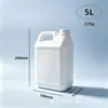 Cubo de Plástico HDPE, Blanco, Engrosado, con Tapa, Portátil, para Reactivos Químicos, Dispensación de Líquidos, a Prueba de Fugas, para Detergente y Desinfectante