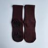 Calcetines de Yoga para Mujer, Calcetines de Media Pantorrilla para Fitness, Danza, Pilates, Calcetines Deportivos de Algodón Antideslizantes Profesionales, Calcetines de Piso 100% Algodón para Mujer