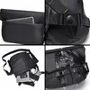 Bolso Cruzado para Hombre, Gran Capacidad, Bolso de Hombro Casual para Exteriores, Bolso de Hombro de Película de Cuero de Moda Deportiva, Bolso Multifuncional para Hombre