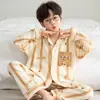 Pijama para Niños 2026, Algodón Puro, Manga Larga, Pantalón Largo, Primavera y Otoño, Niños Talla Mediana y Grande, Conjunto de Ropa para Casa para Bebé Niño