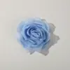 Tecido de Organza Artesanal com Flores de Rosa para Venda Quente Transfronteiriça Flores de Tecido de Rosa Artesanais Flores de Rosa Artesanais em Tecido de Organza Acessórios para Corsage DIY Acessórios para Cabelo Acessórios de Decoração para Roupas