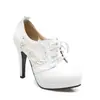 Zapatos de mujer de comercio exterior 2026, zapatos de mujer con plataforma de punta fina y tacón alto con cordones, zapatos de vestir de tacón fino con cordones, fabricante de tallas grandes