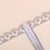 Encaje bordado de encaje soluble en agua de colores para cortinas, cojines de sofá, almohadas, encaje decorativo hecho a mano para manualidades DIY y accesorios de ropa