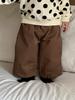 Conjunto de Moletom de Manga Longa com Bolinhas e Calça Casual Infantil 2026 Roupas de Outono para Bebê Estilo Coreano Roupas Infantis Tendência de Moda de Outono para Meninos