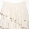 Para Comercio Exterior Transfronterizo Europeo y Americano Ropa de Mujer Aliexpress Más Vendido Verano Simple Versátil Falda Irregular con Volantes