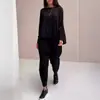 Conjunto de Pantalones Casuales de Color Sólido Deportivos Modernos con Cordones y Múltiples Bolsillos de Moda Otoño 2024 de Comercio Exterior Europeo y Americano