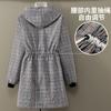 Abrigo de algodón transpirable para adultos, ropa de trabajo, delantal de cocina de manga larga, moda coreana, abrigo de mujer resistente al aceite.