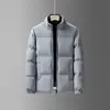 Ropa acolchada de algodón con cuello alto para tallas grandes, ropa tipo pan, abrigo para hombre de otoño e invierno, engrosado, cálido, resistente al viento, impermeable, con forro polar, chaqueta acolchada de algodón