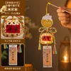 Lanternas de Bambu Tecido para o Festival do Meio Outono 2026 Novo Estilo Lanternas de Flor Luminosas Portáteis para Crianças Estilo Antigo Enfeites Pendurados Decorativos Brinquedos de Barraca