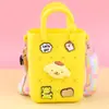 Fabricante DIY Silicone Desenho Animado Bolsa Transversal Infantil Atacado Bolsa de Celular com Zíper Bolsa de Mão Feminina Bolsa de Armazenamento de Praia