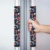 Funda Protectora Eléctrica con Estampado Floral para Manija de Refrigerador y Lavavajillas Resistente a Rayones Lino Repelente al Agua y Anti-Manchas