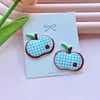 Manzana Acrílica Accesorios para Joyería DIY Pasador Hecho a Mano Materiales para Accesorios del Cabello Estuche de Teléfono DIY Parche de Pegamento de Crema