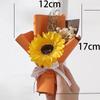 Dia dos Namorados Chinês Caixa de Presente de Lembrancinha de Girassol Mini Buquê Lembrancinha Presente de Formatura Buquê de Flores de Sabão Atacado