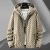 Chaqueta Casual para Hombre de Productos Europeos Transfronterizos Chaqueta Juvenil con Capucha Protectora Solar Ropa Nueva Primavera y Verano 2025