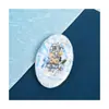 Insignia Popular Personalizada de Plata Cepillada con Doble Brillo, Merchandising de Anime, Insignia de Doble Brillo de Hoja de Lata, Personalizada Laminada