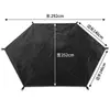 Esterilla hexagonal a prueba de humedad para exteriores, esterilla de suelo gruesa de PE para tienda de campaña de camping, alfombrilla a prueba de humedad, tela de suelo impermeable portátil, esterilla de suelo para picnic