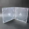 Estuche de CD para un solo disco Engrosado Caja de Embalaje para 90 CDs Estuche de DVD para doble disco Transparente Caja de Plástico para Carcasa de Álbum de Discos