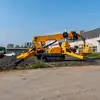 Grúa araña de 5 toneladas, grúa plegable para construcción a gran escala, puede entrar en elevadores, grúa araña sobre orugas controlada remotamente