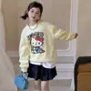 Sudadera Linda y Estilosa de Dibujos Animados Estilo Primavera y Otoño para Niñas 2026 Nueva Sudadera de Primavera Estilo Coreano para Niñas Falda de Pastel