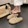 Sandalias de Verano para Mujer, Calzado para Exteriores, Medias Pantuflas Estilo Birkenstock, Zapatos Perezosos de Ponerse Fácil Puntera Cerrada Nuevo Estilo 2026 Slip-Ons Retro