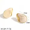 Pendientes de Resina con Forma de Gota de Lujo Ligero para Mujer, Pendientes Geométricos Irregulares de Acero Inoxidable de Ámbar a la Moda que No se Desvanecen