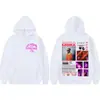 Rapper Mora Mirrosis Álbum 2025 Tour Sudadera con Gráfico Nuevo Unisex Retro Hip-Hop Pulóver