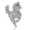 Broche de caballo del zodíaco joyería año del caballo aleación diamante corsage moda fabricantes de ropa pedido al por mayor