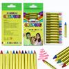 6 Colores 12 Colores Más Vendido Traje Pequeño de Crayones Infantiles Pintura Lavable para Cara Infantil Crayones para Pintar el Cuerpo en Escenario