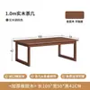 Mesa de Centro de Madera Maciza para Salas de Estar Pequeñas, Adecuada para Apartamentos Pequeños, Mesa de Té Vintage para Balcón, Mesa Pequeña para Ventana Saliente de Tatami, Mesa Kang