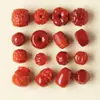 Acessórios de Pulseira com Corda Trançada de Ágata Nanhong Natural Padrão Ruyi Cabeça de Buda Pulseira Contas Soltas Leão Despertador Pixiu Contas de Tesouro