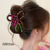 Nuevo Pinza de Tiburón Grande con Forma de Corazón para Peinados Semirecogidos 2026, Pinza para el Cabello con Lazo Lindo para Cabello Fino, Pinza de Garra de Tamaño Mediano