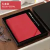 Cuaderno de banda A5 de piel de oveja para empresa, se puede imprimir logo, cuero suave de alta calidad, diario exquisito, libro para conferencias de trabajo