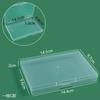 Caja de Plástico para Organizar Componentes Electrónicos, Caja de Almacenamiento de Empaque de Escritorio, Caja de Almacenamiento Plegable de Plástico, Rectangular
